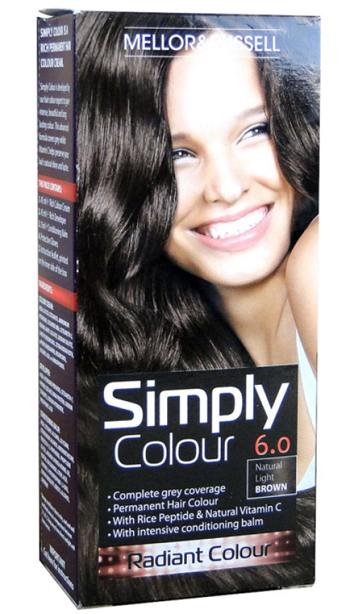 Simply Color 6.0 краска для волос Натуральный светло-коричневый