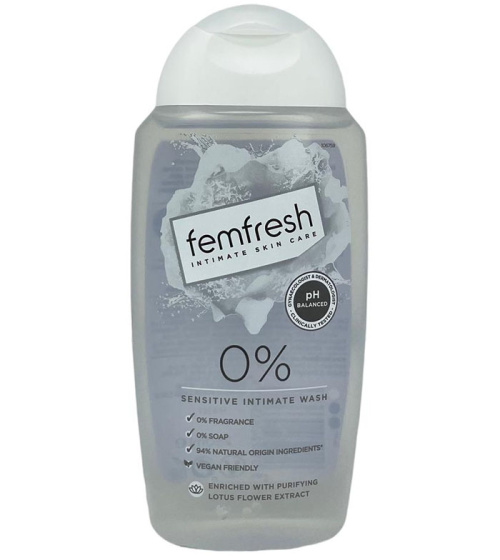 Femfresh 0% Sensitive средство для интимной гигиены 250 мл 