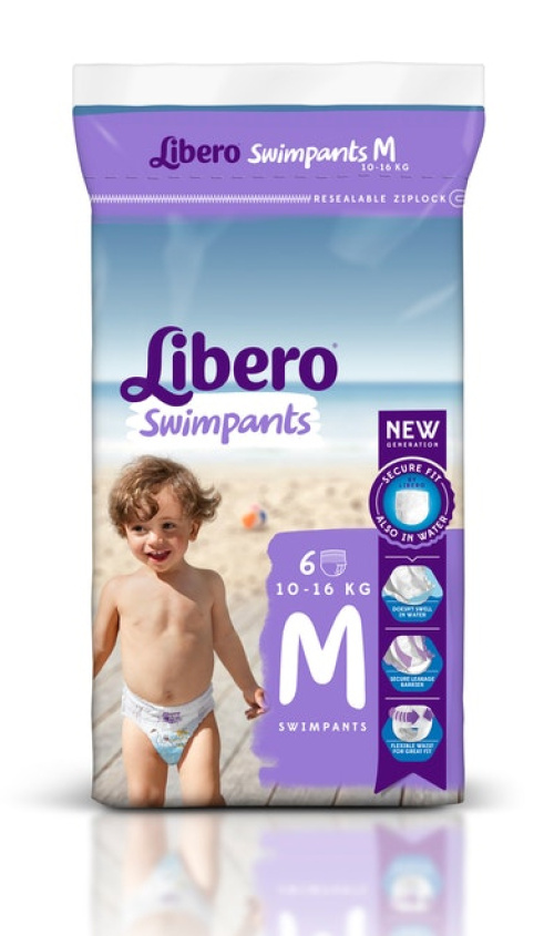 Libero Swimpants Medium Трусики для плавания (10-16 кг) 6 шт 