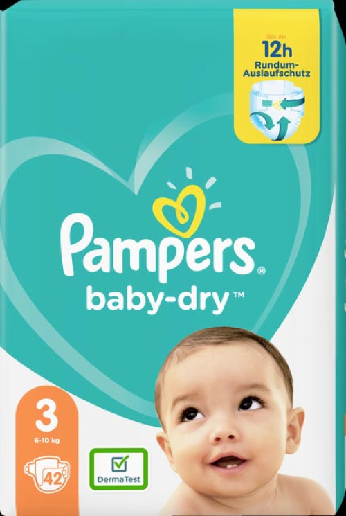 Pampers Baby Dry подгузники размер 3 (5-9 кг)