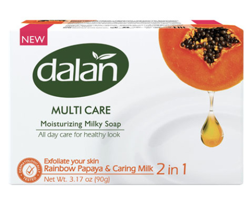 Dalan Multi Care Увлажняющее Туалетное мыло, Папайя 90г 