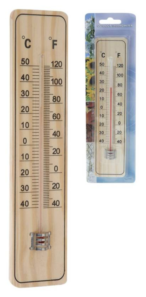 Термометр деревянный 225х50х8 мм