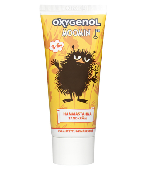 Oxygenol Muumi 50мл Зубная паста с ксилитом и фтором