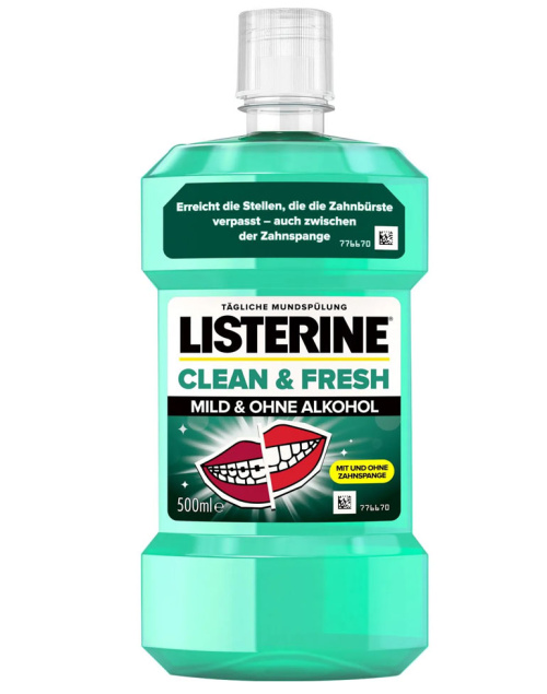Listerine Clean and Fresh Оплоласкеватель 500мл 