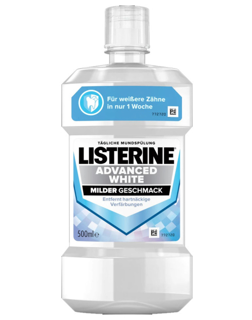 Listerine Advanced White Оплоласкиватель для рта 500мл 