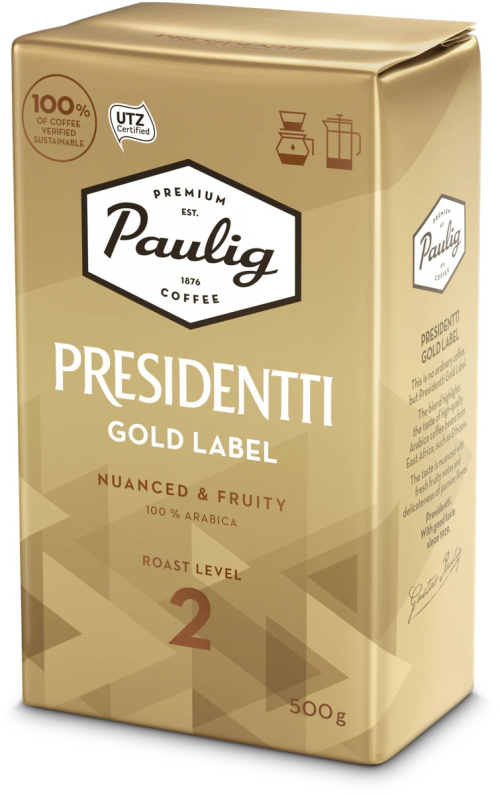 President gold label Фильтр-кофе 500г
