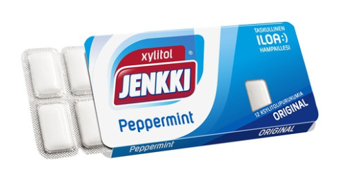 Jenkki Original Жевательная резинка перечная мята 18 г