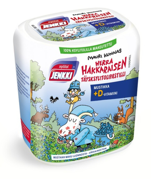 Jenkki Herra Hakkarainen пастилки черничные с ксилитолом и витамином D 55 г