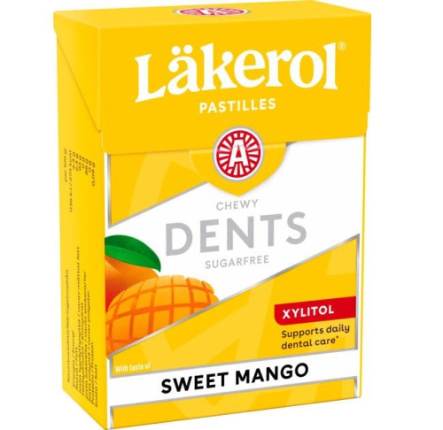 Läkerol Dents Sweet Mанго Пастилки с Kсилитом 85г