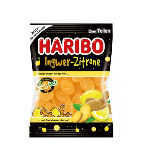 Haribo конфеты имбирь лимон 175г
