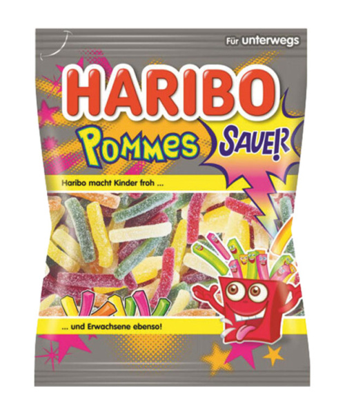 Haribo Fries Фруктовые жеватеьные конфеты 100г 