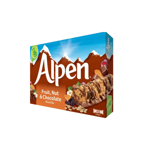 Alpen Батончик гранола фрукты+орехи 145 г