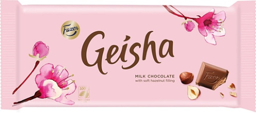 Fazer Geisha Молочный шоколад с мягкой фундучной начинкой 121г