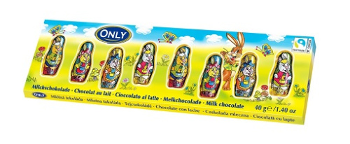 Only Молочный шоколад Пасхальный кролик 8 шт 40 г