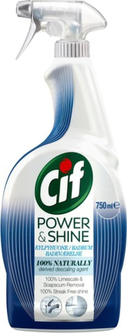 Cif Power & Shine очищающий спрей для ванн 750 мл