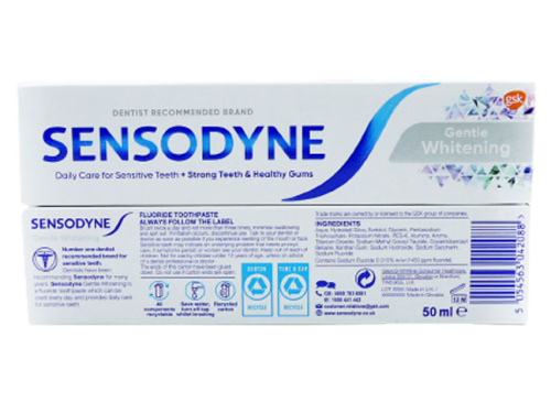 Sensodyne Gentle Отбеливающая зубная паста 50мл