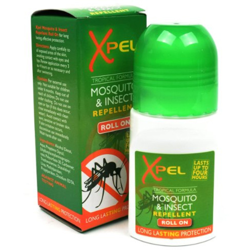 Xpel роликовый дезодорант от комаров 75 мг