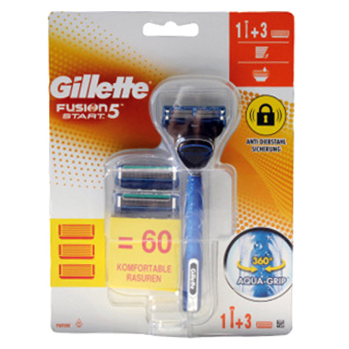Gillette Fusion5 START Станок + 3 сменные кассеты