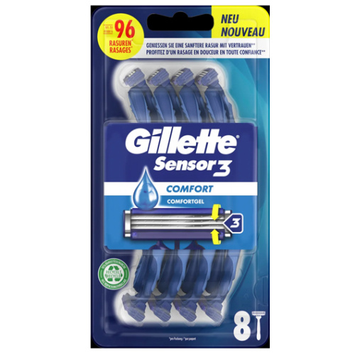 Gillette Sensor3 Comfort Бритвы 8шт 