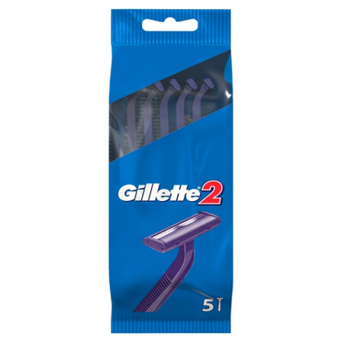Gillette G2 Бритвы одноразовые 5шт  