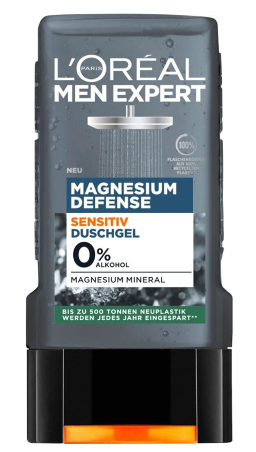L'Oreal Magnesium Defense Гель для душа, мужской 250мл 