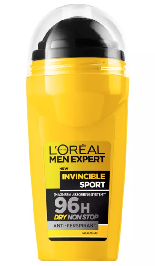 L'Oréal Men Expert Непобедимый Спорт Шариковый Дезодорант-Антиперспирант для мужчин, 50 мл. 
