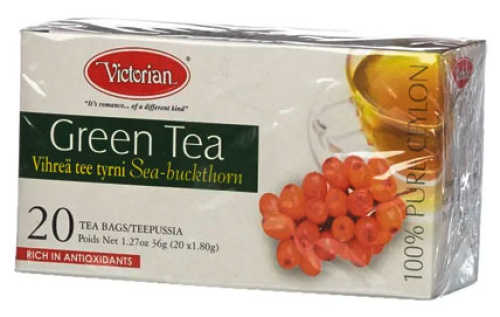 Victorian чай зеленый с облепихой в пакетиках 20 шт