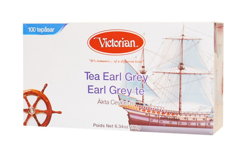 Victorian чай цейлонский эрл грей в пакетиках 100 шт