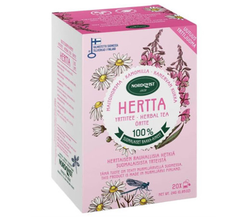 Nordqvist Hertta Травяной чай 20 x 1,2 г 