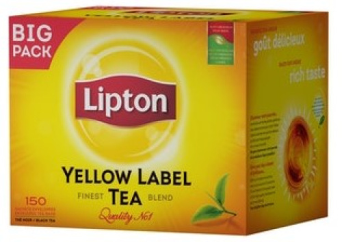 Lipton чай желтый в пакетиках 150 шт