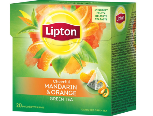 Lipton чай манадариновый в пакетиках 20 шт
