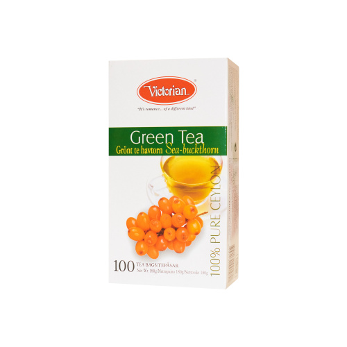 Victorian чай зелёный с марошкой в пакетиках 100 шт