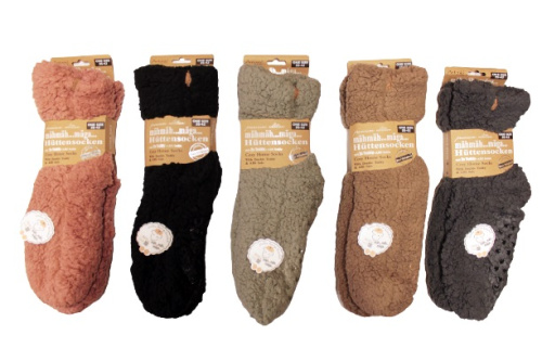 Теплые женские носки разноцветные 1 пара, размер: one size