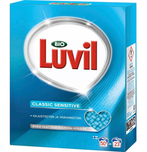 Bio Luvil Sensitive Стиральный порошок 1,6 кг