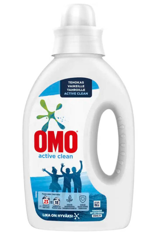 Omo Active Clean Жидкость для стирки белого белья, 920мл