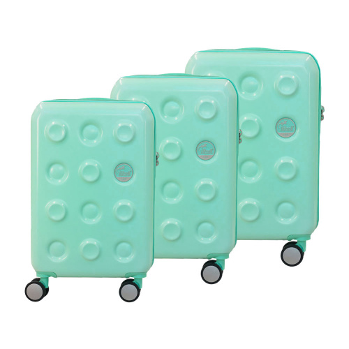 Alezar Rumba Luxury Набор чемоданов Зеленый (20