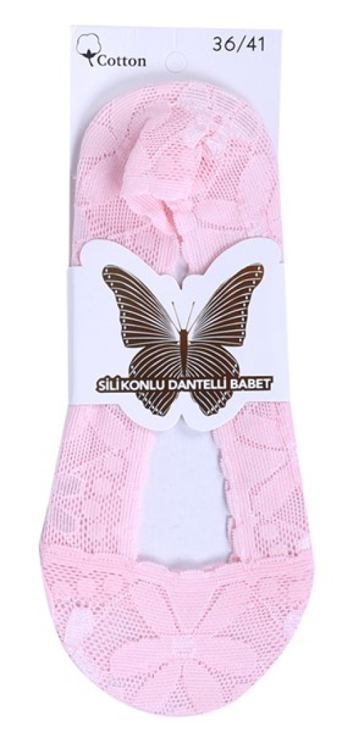 Носки женские кружевные 36-40 розовые