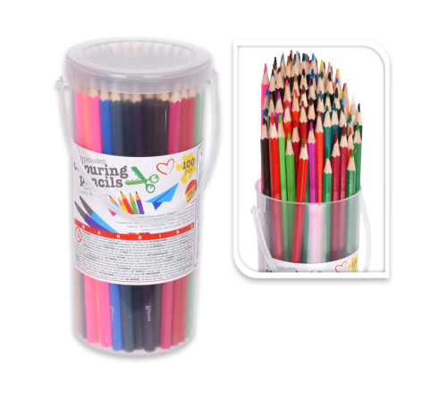 Набор цветных карандашей 100 шт