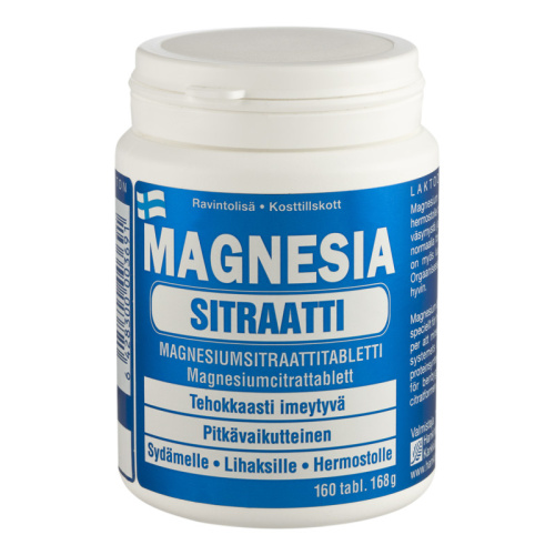 Magnesia sitraatti 300 160 таблеток, 168 г