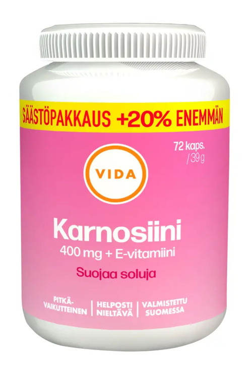 Vida Карнозин+Витамин Е 72капс