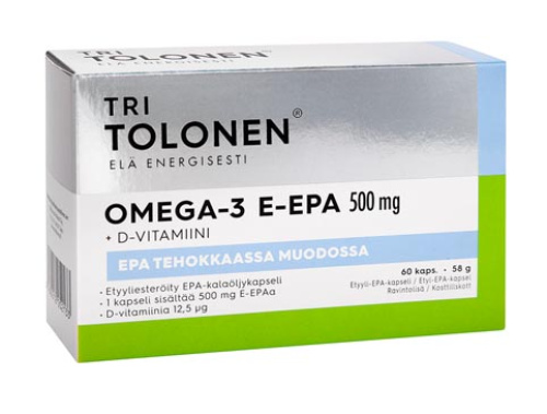 Tri Tolosen Омега-3 Д-вит. Е-ЕРА 500 мг 60 шт