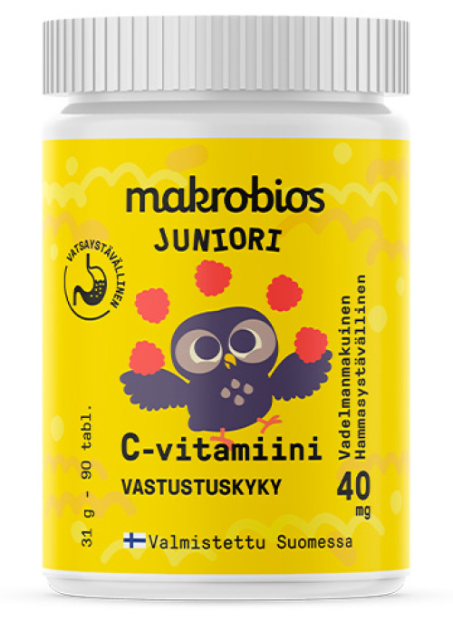 Makrobios Junior C-витамин 40 мг 90 шт