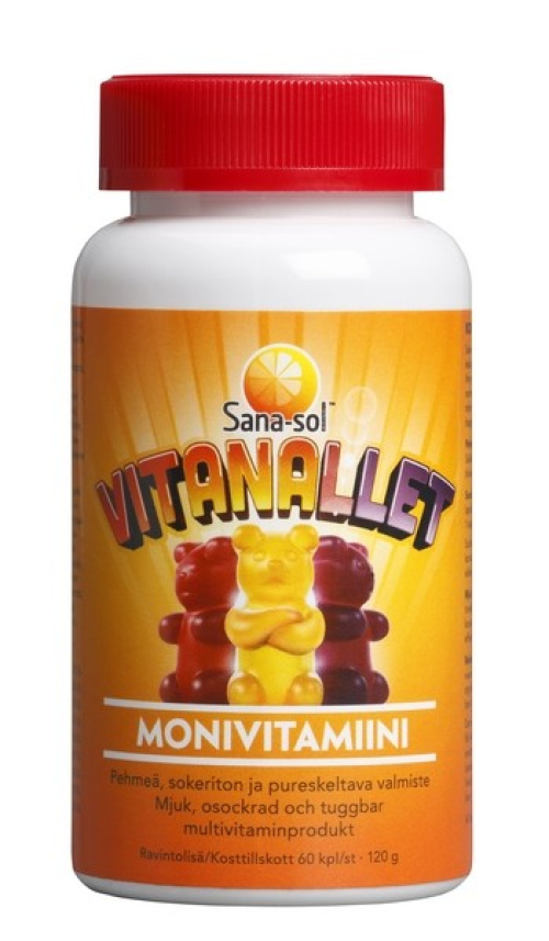 Sana-sol Vitanallet Мультивитамины 60 шт