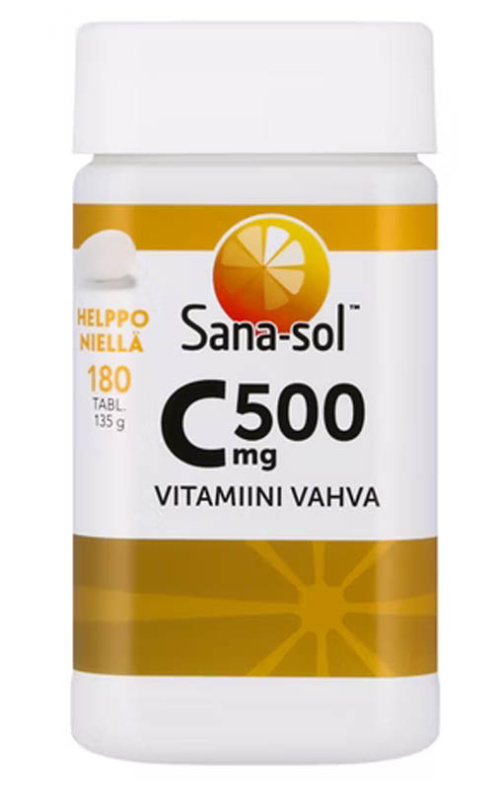 Sana-Sol Strong Витамин С 500 мг 180 таблеток