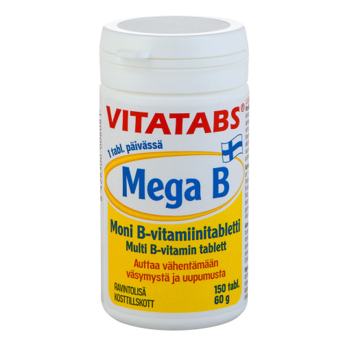 Vitatabs Mega В, 150 таблеток, 60 г