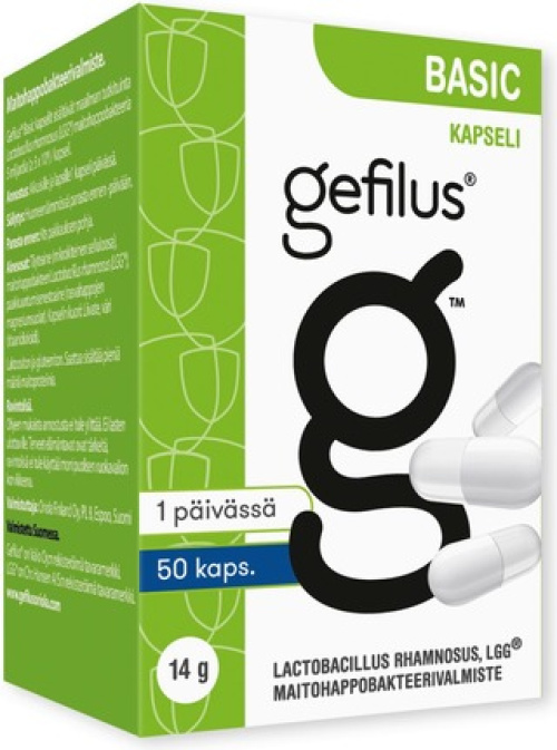 Gefilus витамины молочнокислые бактерии 50 капсул