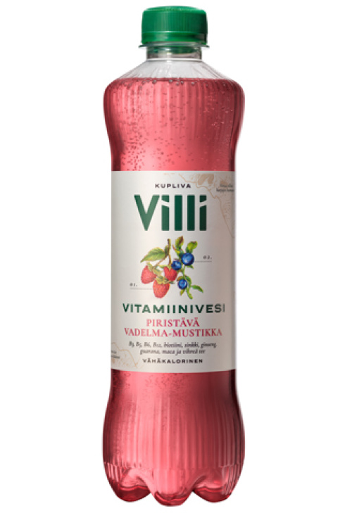 Villi Вода с витаминами Малина – Черника 0,5 л