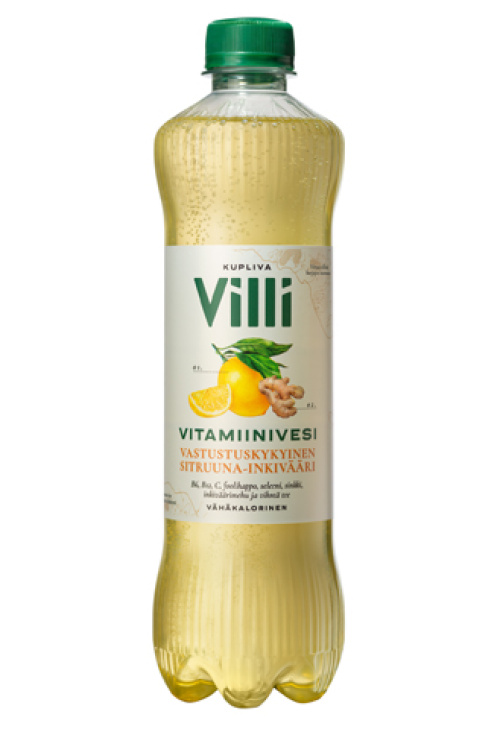 Villi Вода с витаминами Лимон – Имбирь 0,5 л