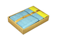 LOVE STYLE Подарочный набор полотенец в коробке 70х130см- 1шт., 35х70см- 2 шт.