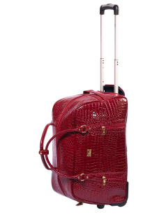 Alezar сумка на колесиках 55x29x30 см красная